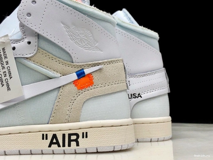 One Kick Off-White 1 High Air AQ0818-100 Jordan Retro White 0811